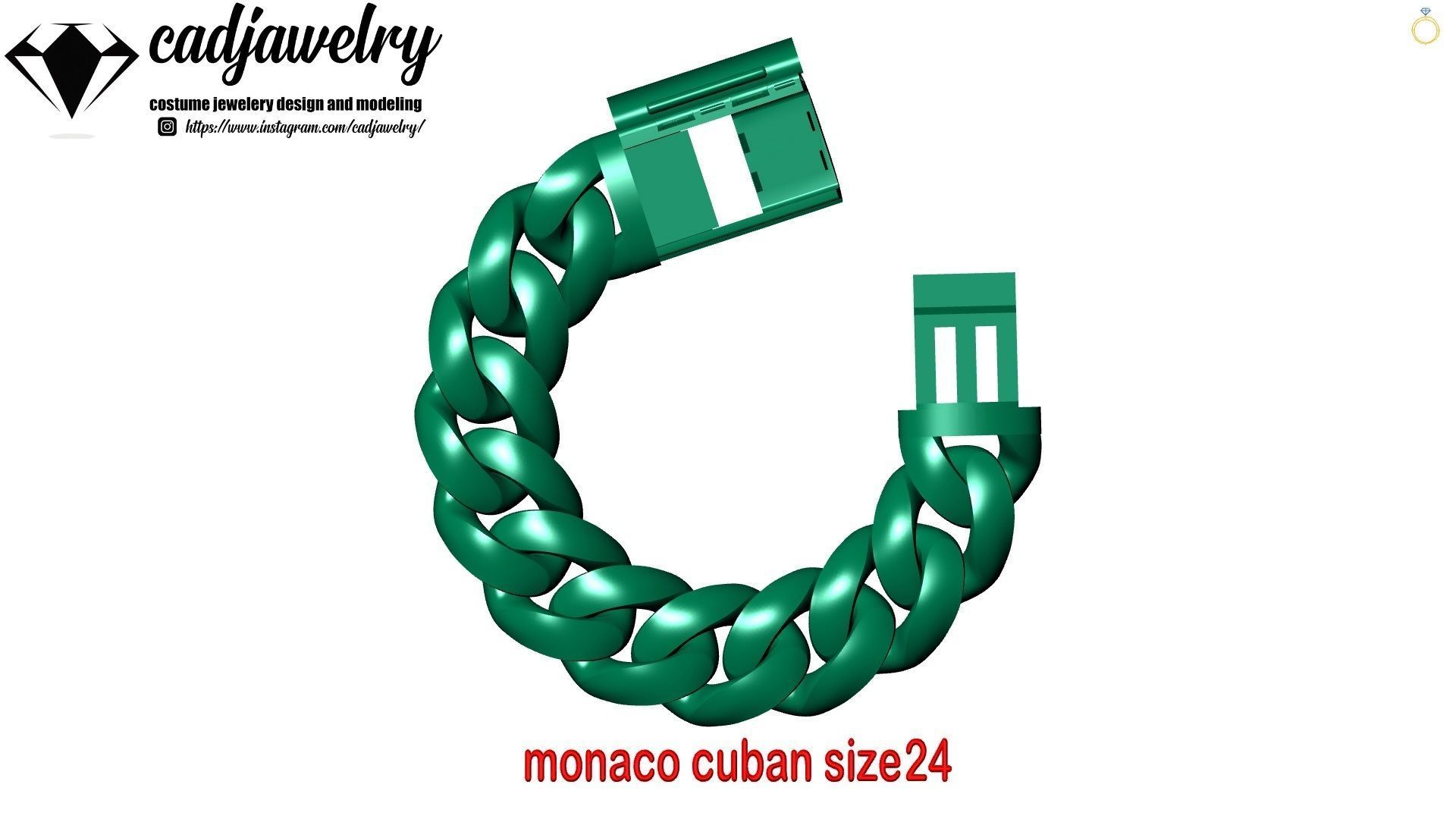monaco cuban size24 3D print model_5