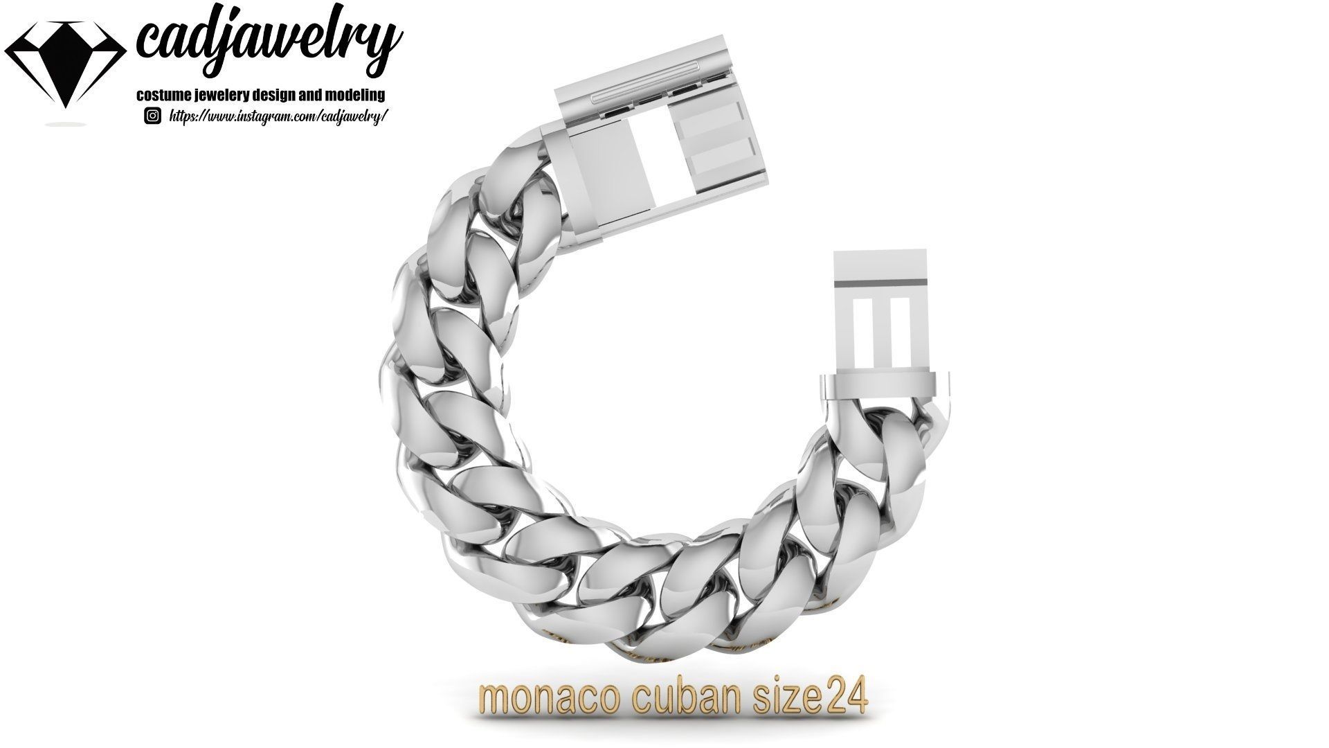 monaco cuban size24 3D print model_8