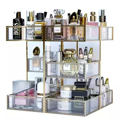 A set of cosmetics for beauty salons and stylists