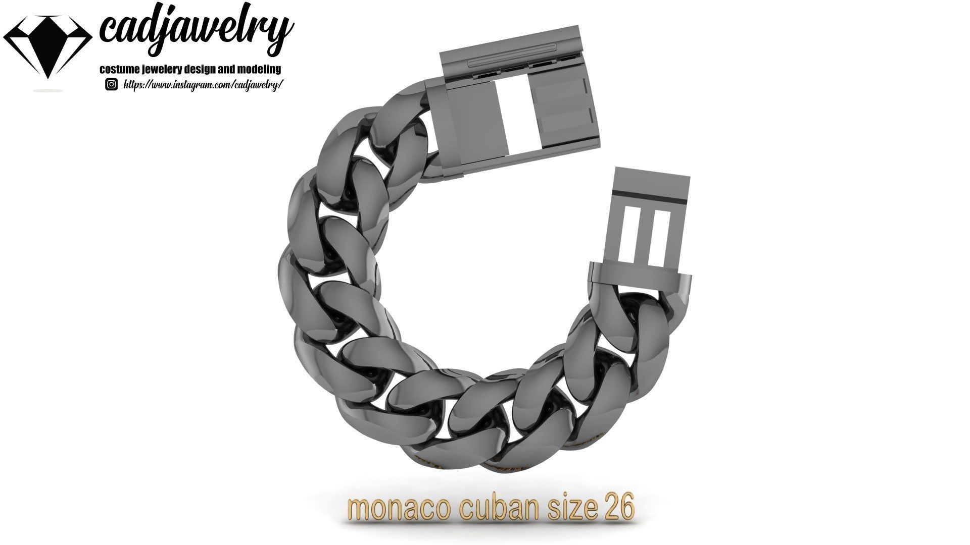 monaco cuban size26 3D print model_6