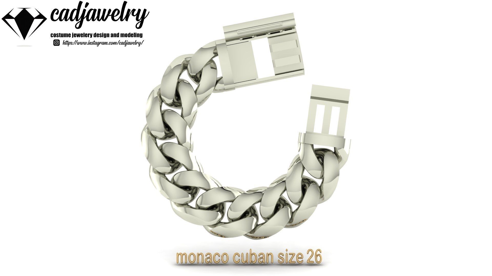 monaco cuban size26 3D print model_3
