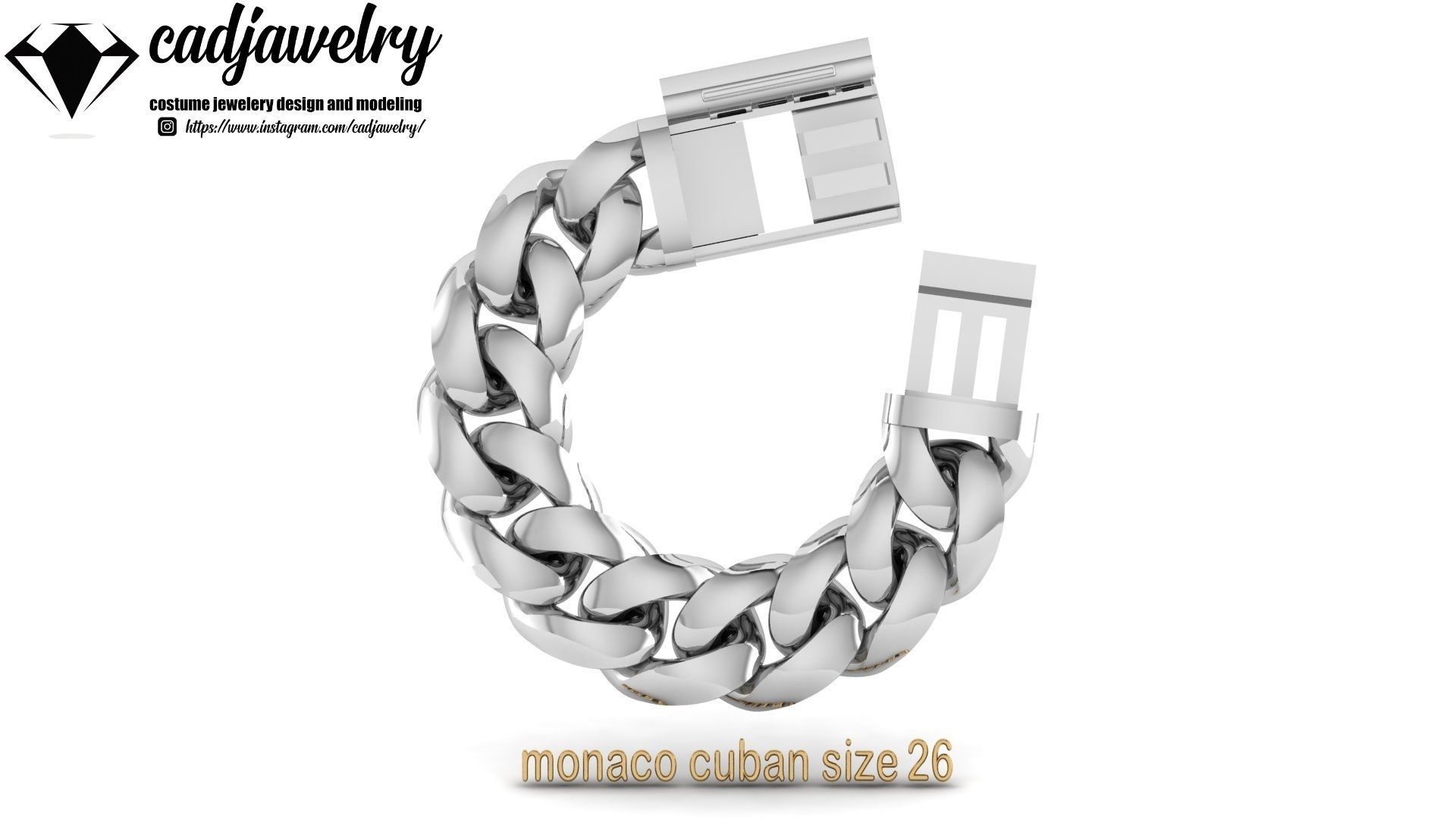 monaco cuban size26 3D print model_5