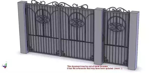Majestic Gate 3D model