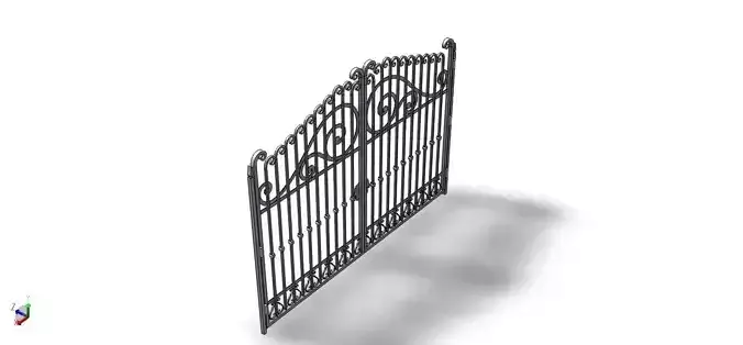 Guest house  Gate 3D model