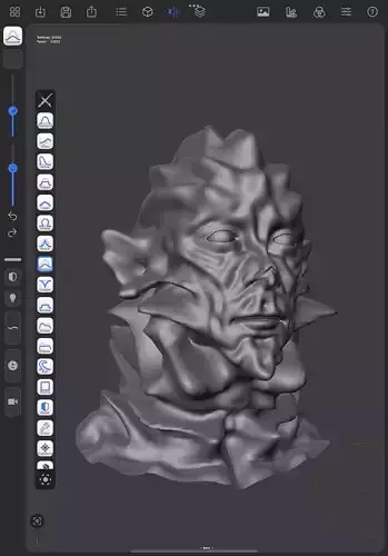 Fishman bust 3D model
