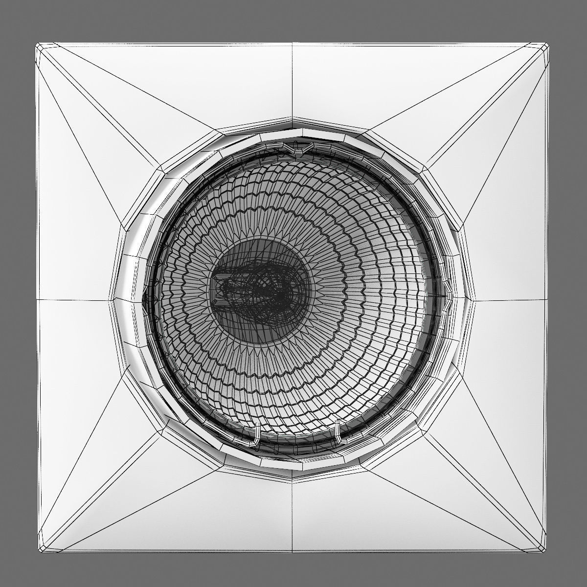 011037 Lega Lightstar Recessed spotlight 3D model_4