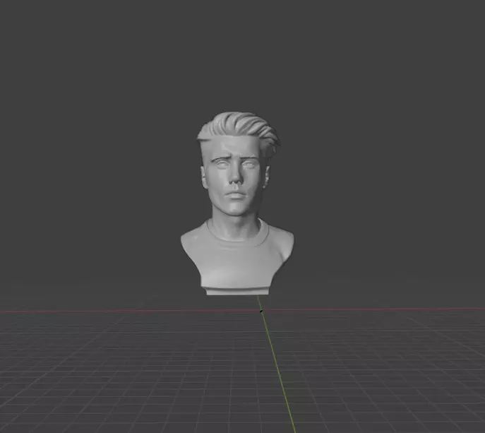 Justin Bieber 3D print model_0
