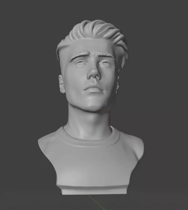 Justin Bieber 3D print model_2
