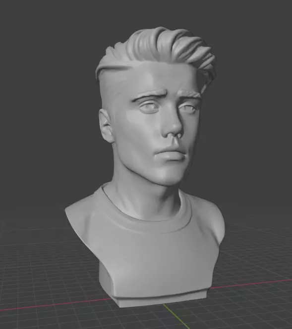 Justin Bieber 3D print model_3