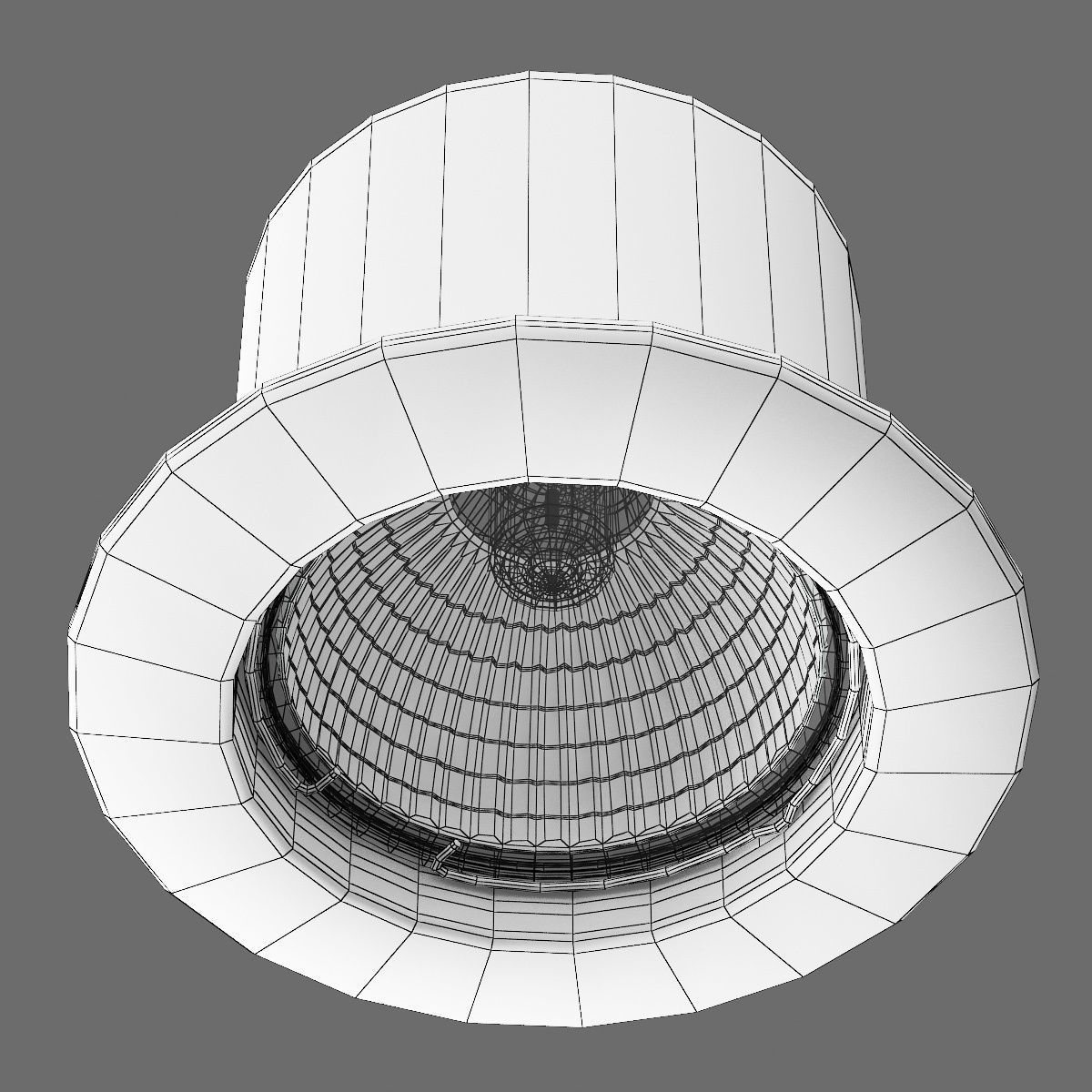 011077 Teso Lightstar Recessed spotlight 3D model_5