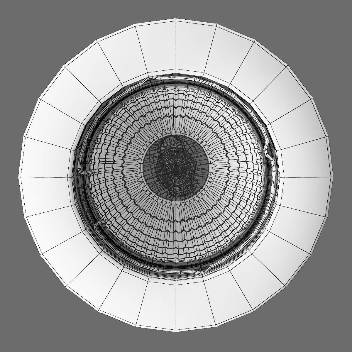 011077 Teso Lightstar Recessed spotlight 3D model_4