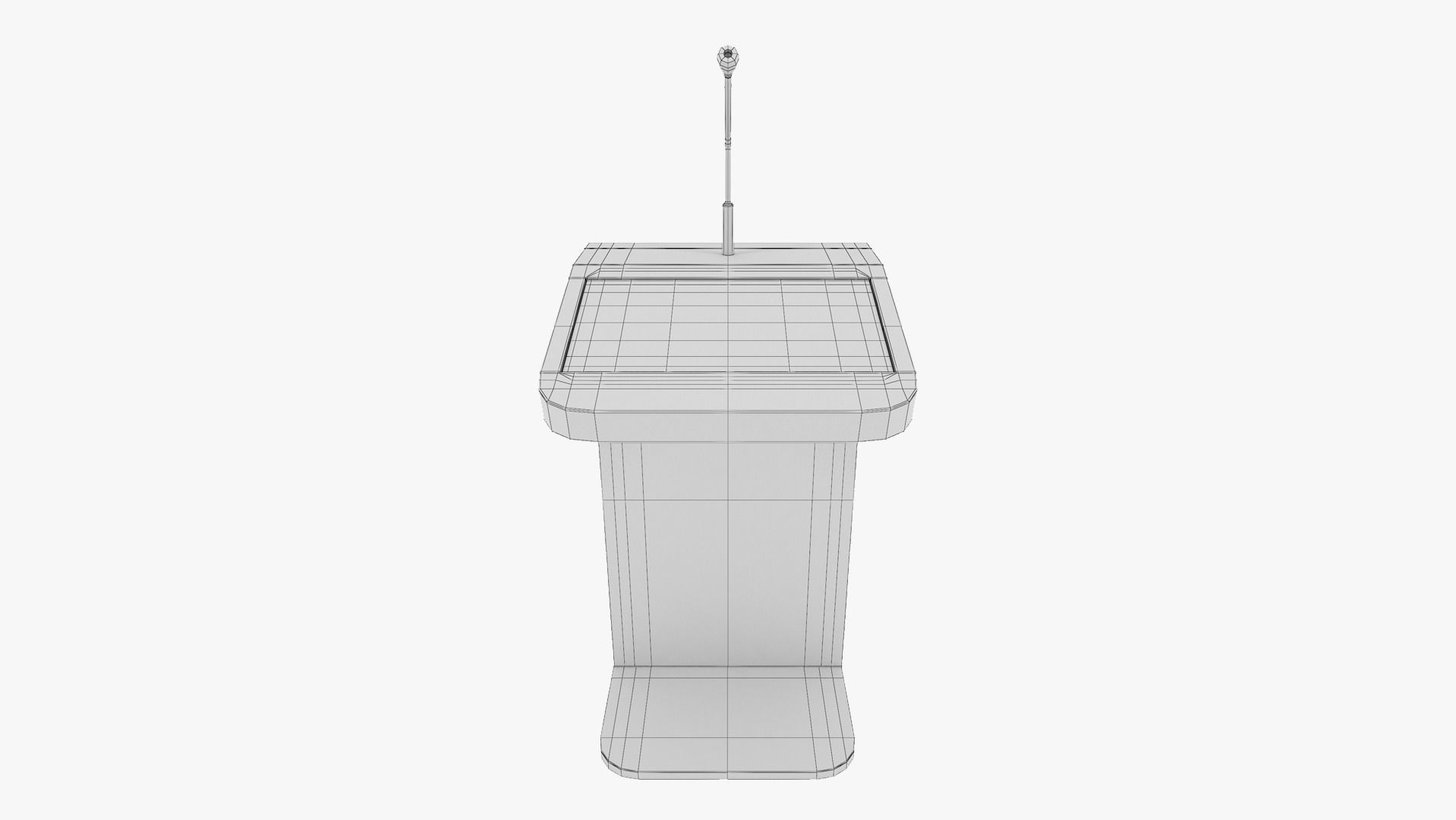 Interactive tribune LECTURE 32 3D model_6