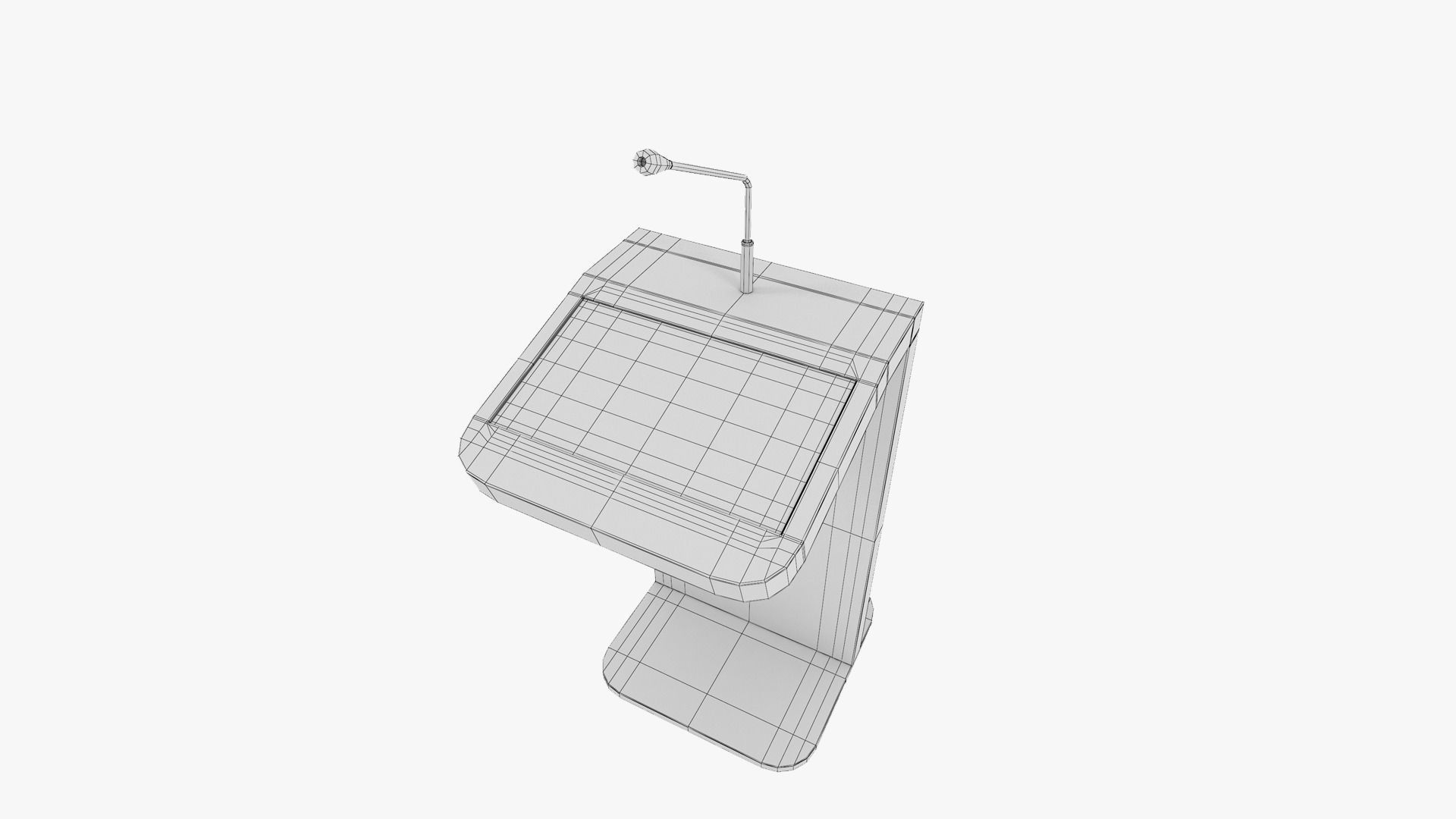 Interactive tribune LECTURE 32 3D model_7