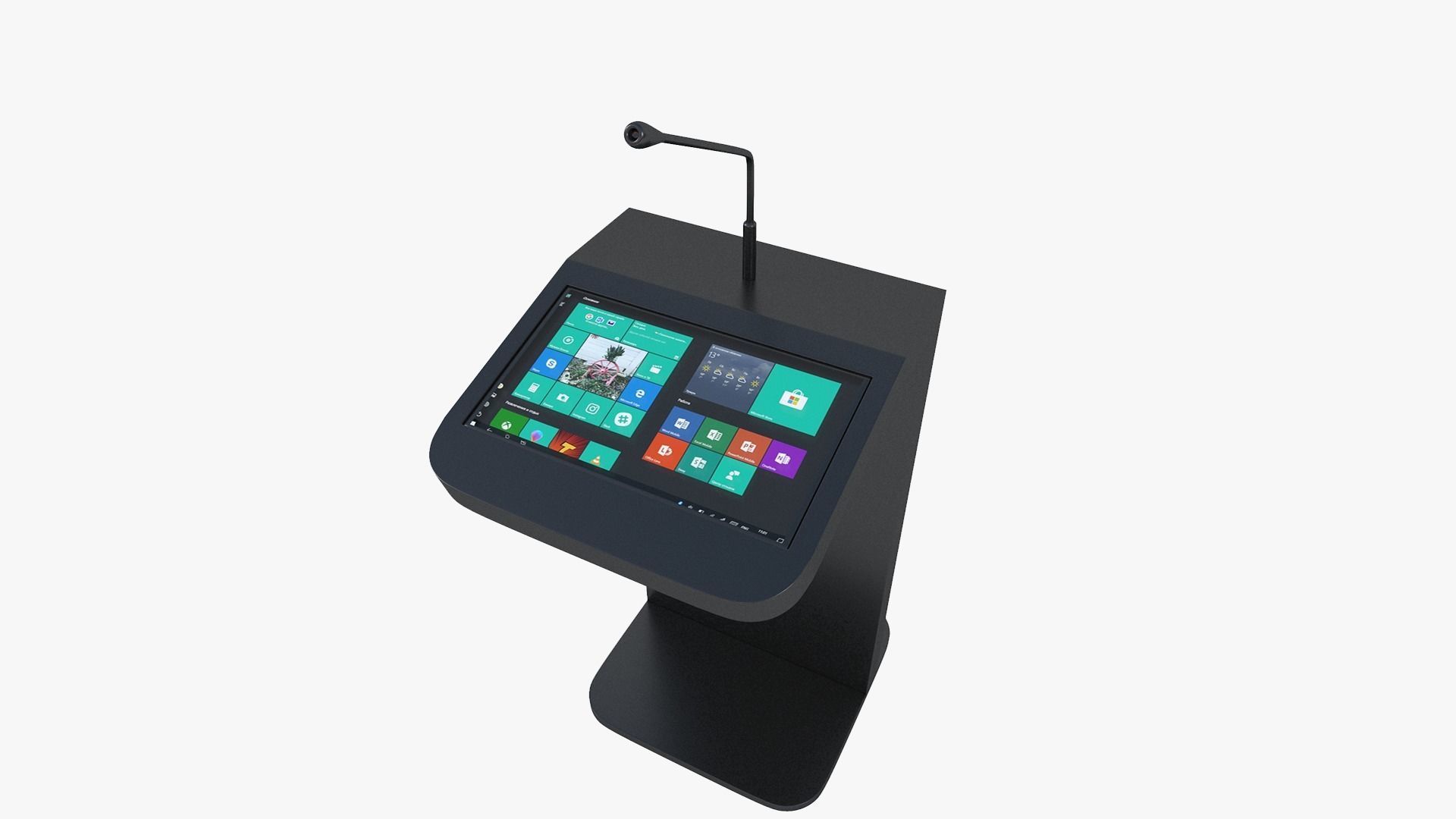 Interactive tribune LECTURE 32 3D model_1