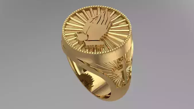 MENS RINGS WITH MOTIF - R05