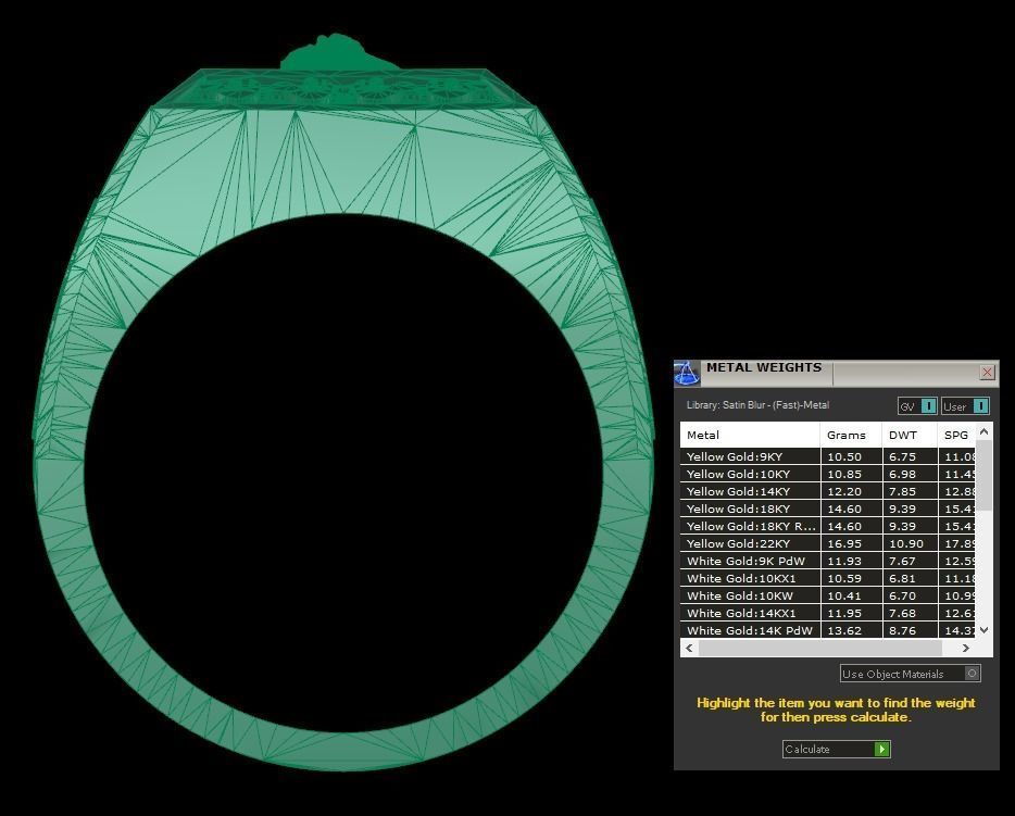 MENS RINGS WITH MOTIF - R08 3D print model_13