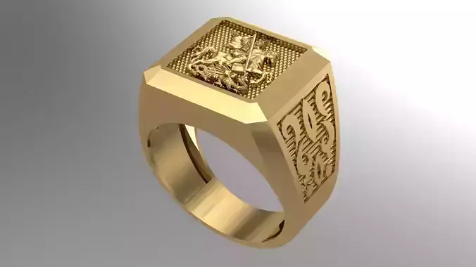MENS RINGS WITH MOTIF - R11