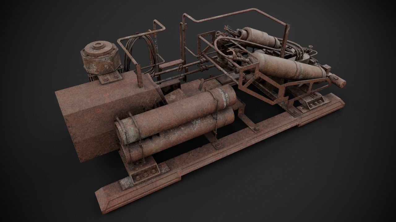 Machinery device 3D model_12