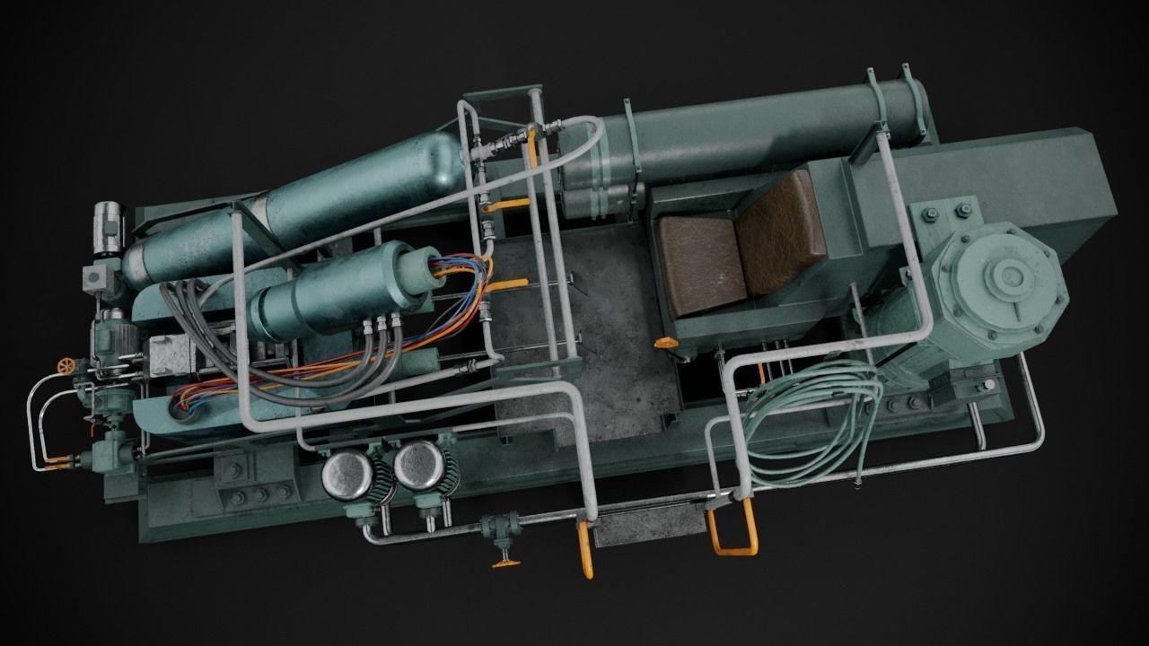 Machinery device 3D model_9