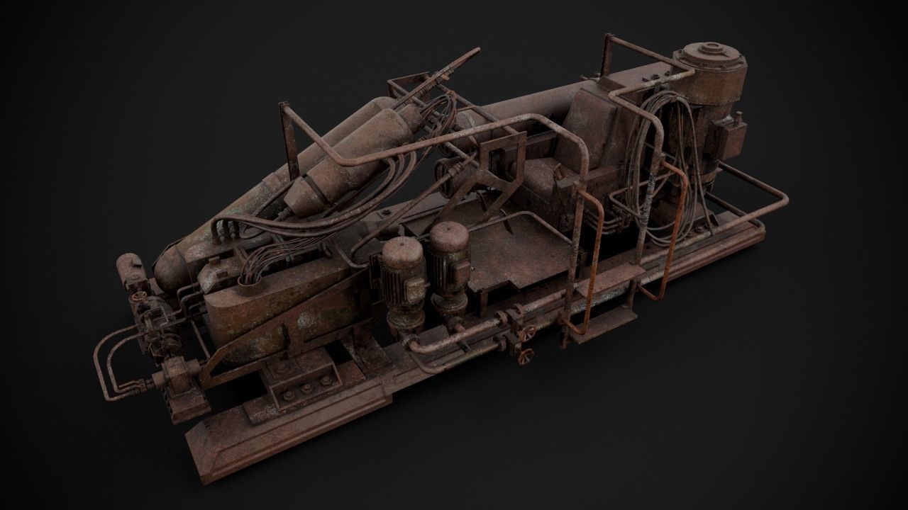 Machinery device 3D model_10
