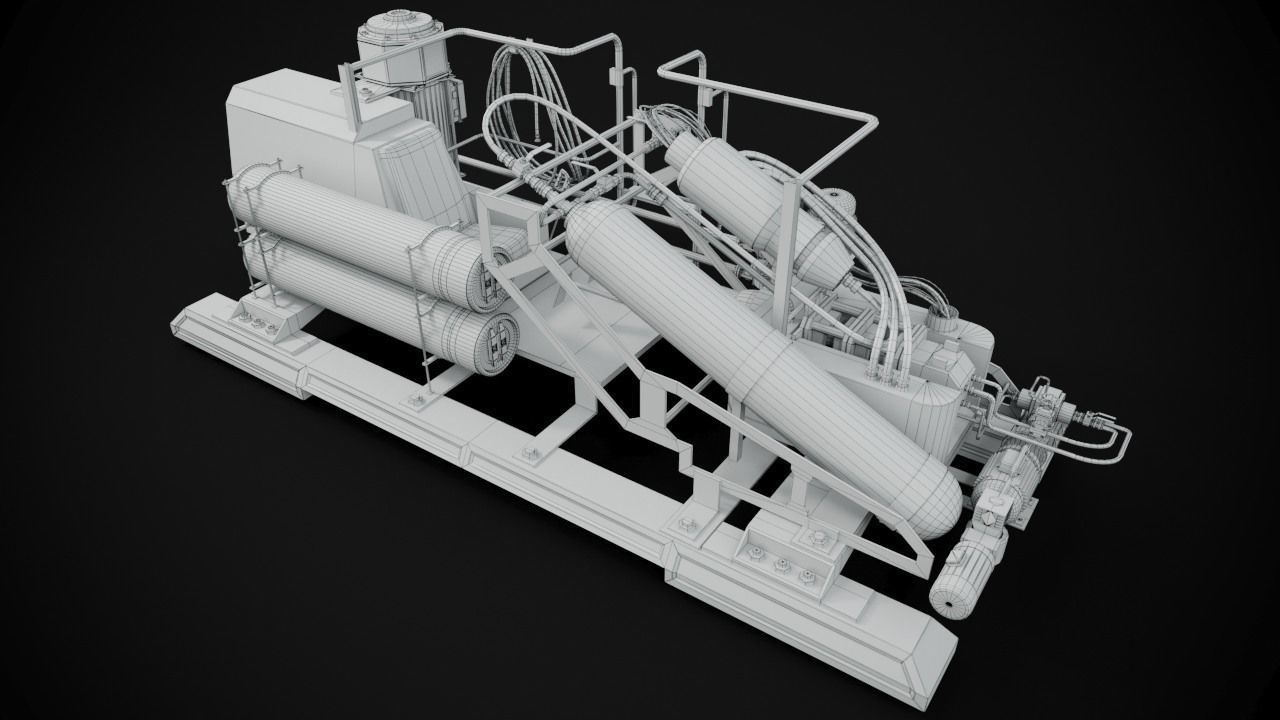 Machinery device 3D model_15