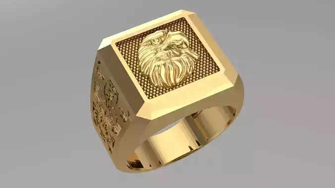 MENS RINGS WITH MOTIF - R12