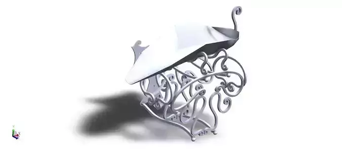 Water draining with ornaments