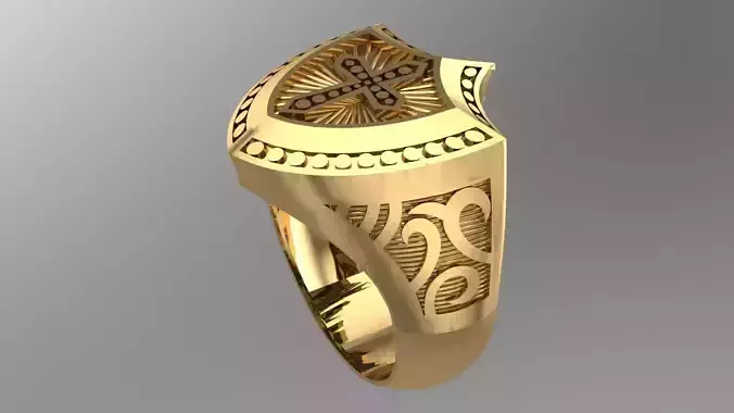 MENS RINGS WITH MOTIF - R15