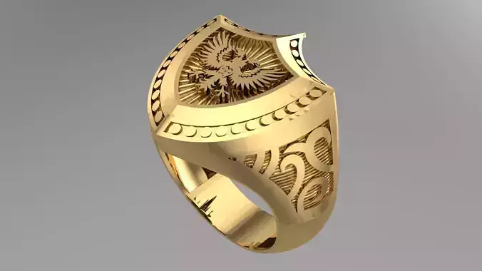 MENS RINGS WITH MOTIF - R16