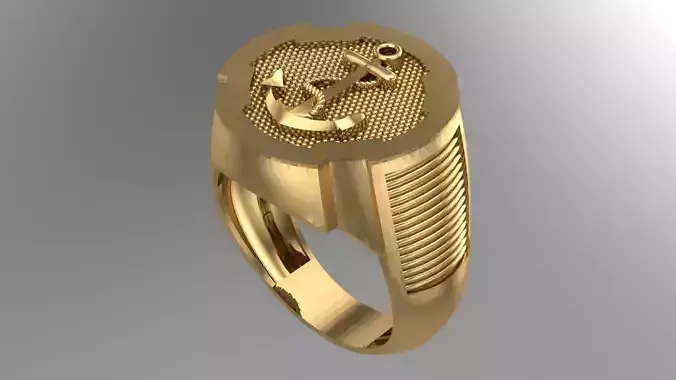 MENS RINGS WITH MOTIF - R18