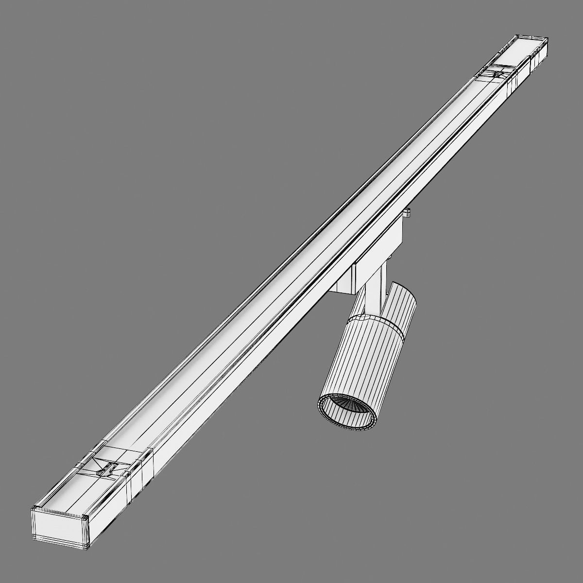 21821X Fuoco Lightstar LED lamp for 1-phase track 3D model_13