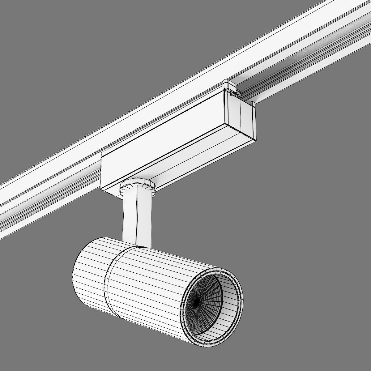 21821X Fuoco Lightstar LED lamp for 1-phase track 3D model_10
