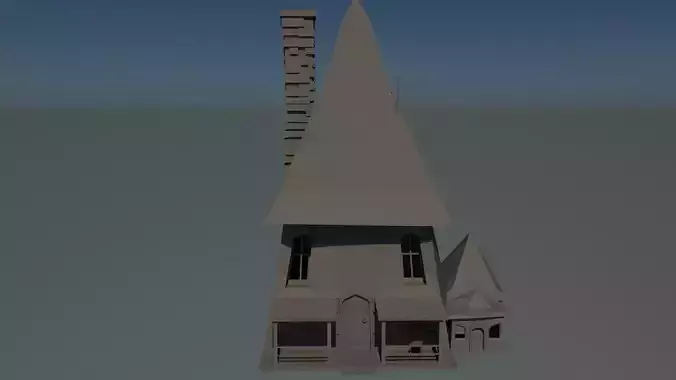 3D Polygon Made House 