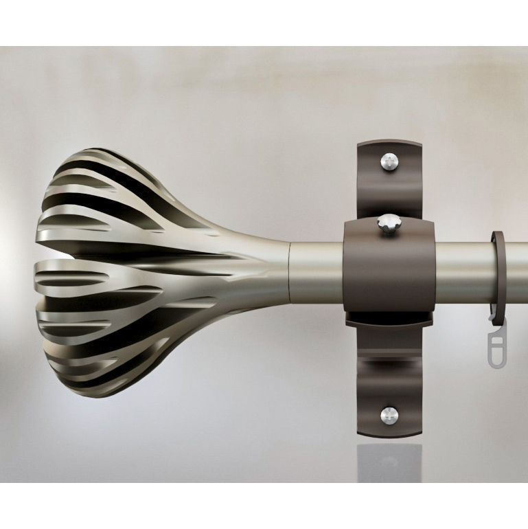 Bracket for curtain rods 3D model_3