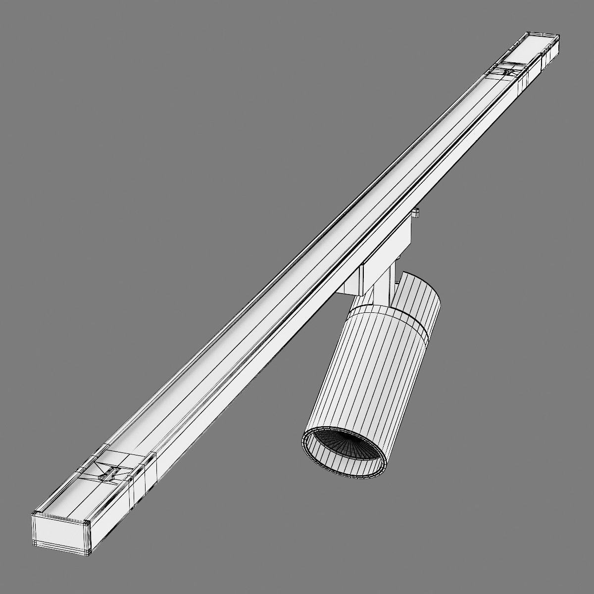 21823X Fuoco Lightstar LED lamp for 1-phase track 3D model_13