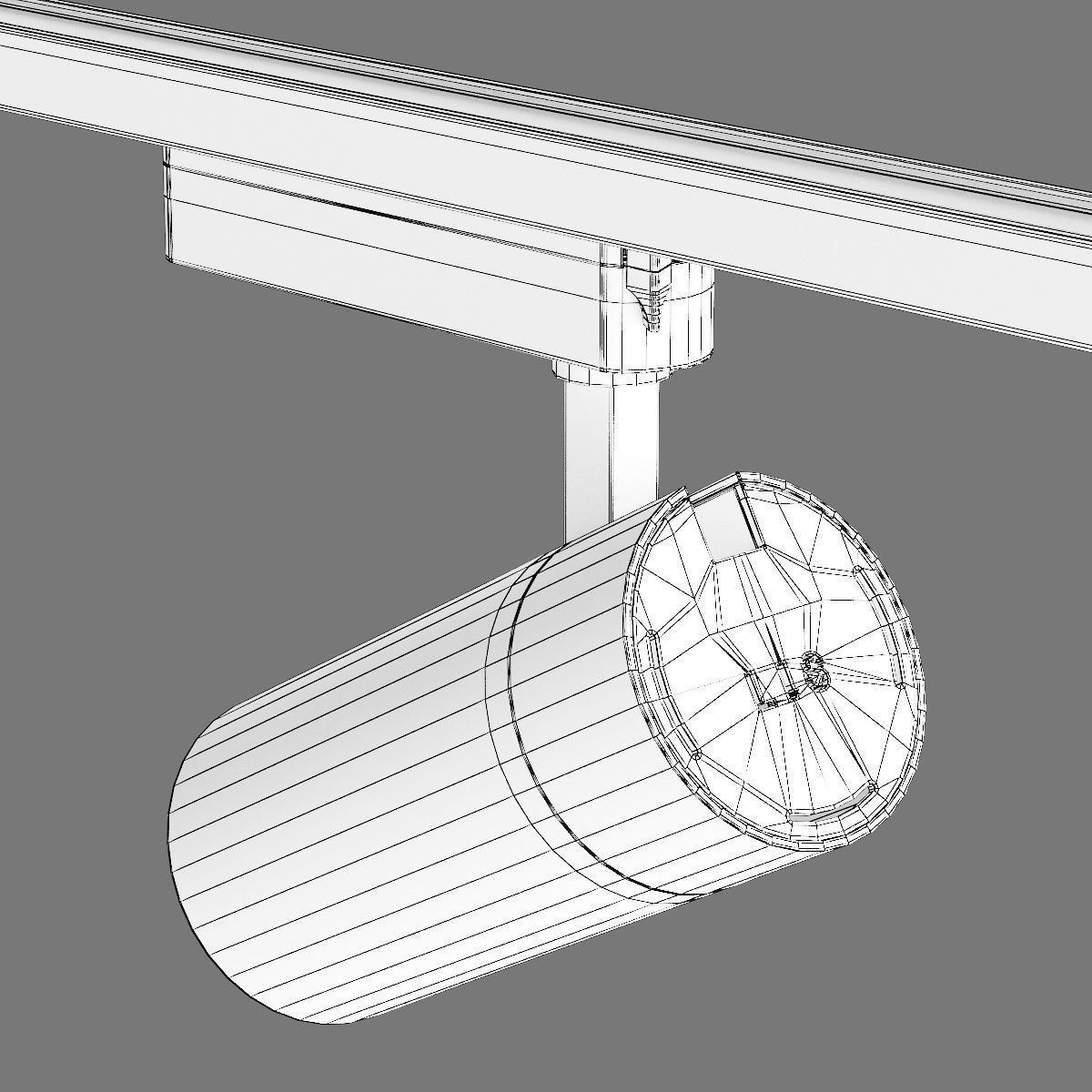 21824X Fuoco Lightstar LED lamp for 1-phase track 3D model_14