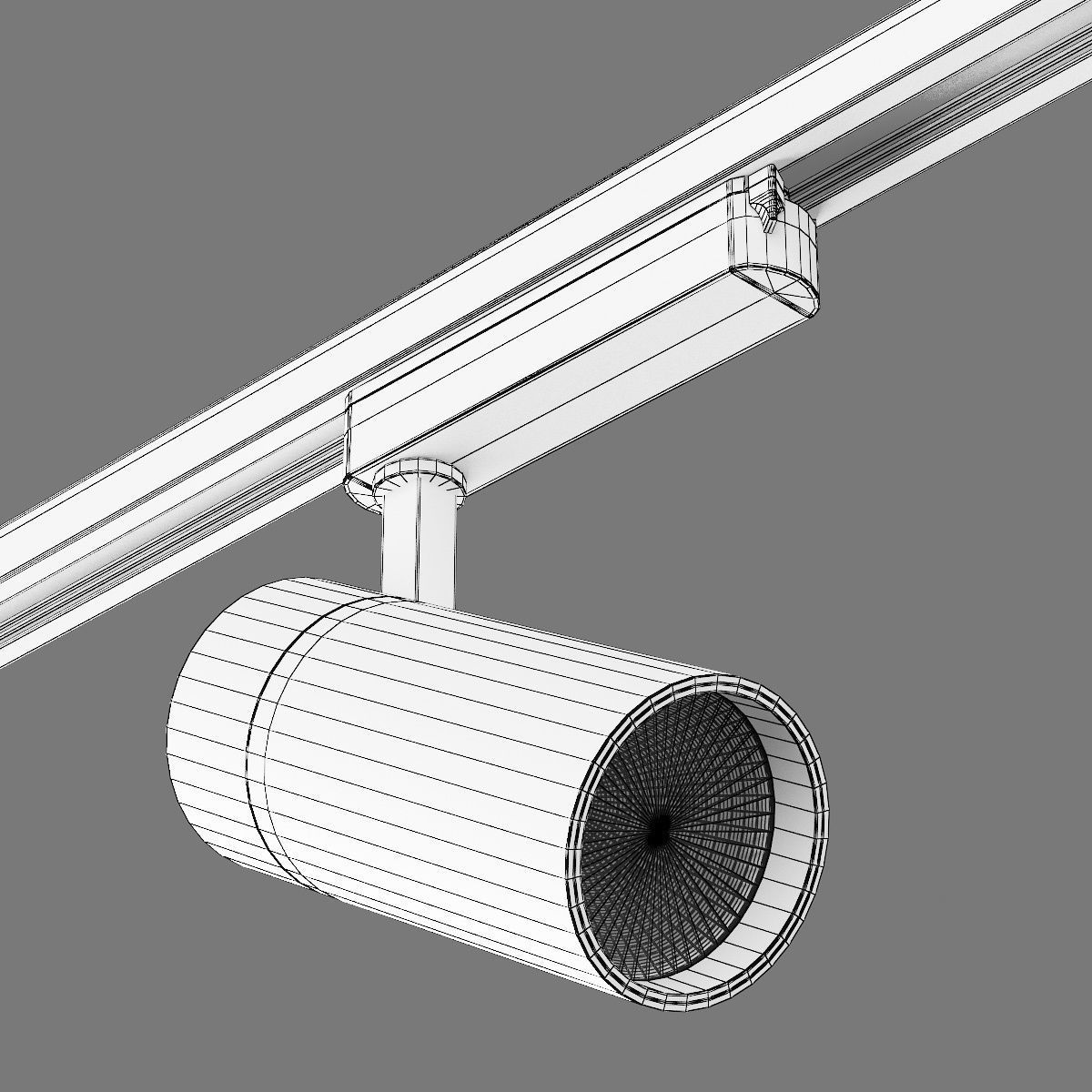 21824X Fuoco Lightstar LED lamp for 1-phase track 3D model_10