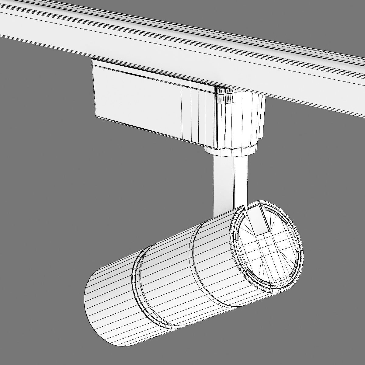 2291XX Volta Lightstar LED lamp for 1-phase track 3D model_14