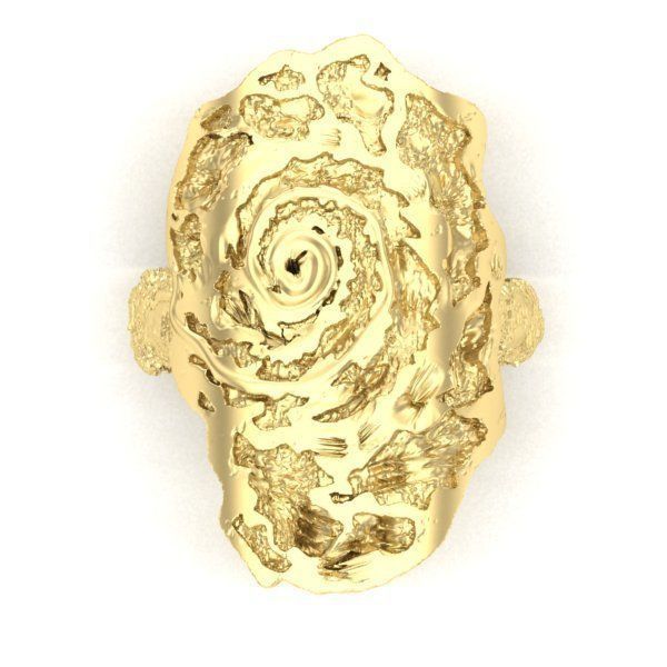ring of unusual form ammonite 3D print model_3