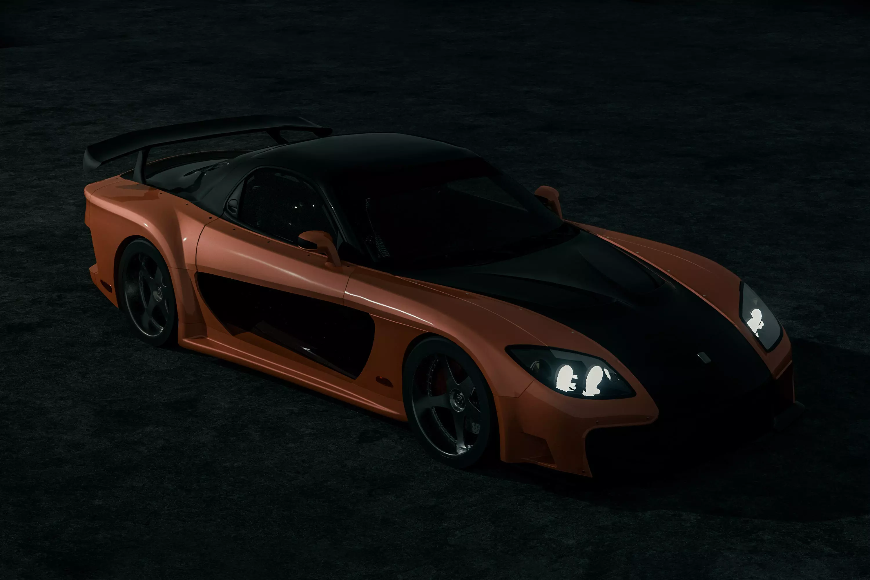 Mazda RX-7 Veilside Fortune 3D model_0