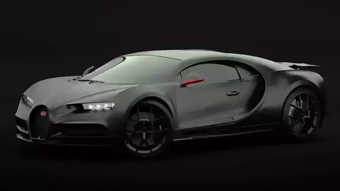 Bugatti Chiron Sport 2021 Matte  3D model