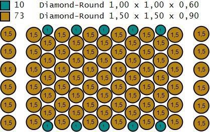 DIAMOND CHAIN MIAMI KUBAN CHAIN 10 MM FOR BRACELET OR NECKLACE 3D print model_6