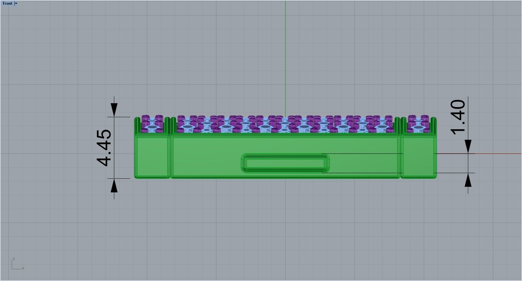 DIAMOND CHAIN MIAMI KUBAN CHAIN 10 MM FOR BRACELET OR NECKLACE 3D print model_4