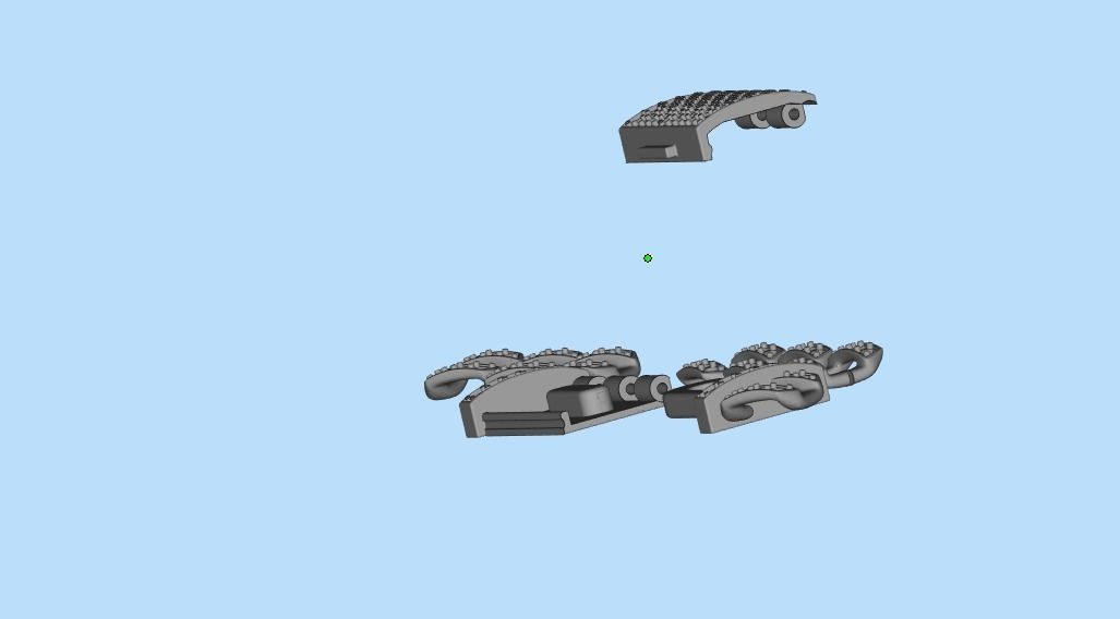 DIAMOND CHAIN MIAMI KUBAN CHAIN 10 MM FOR BRACELET OR NECKLACE 3D print model_40