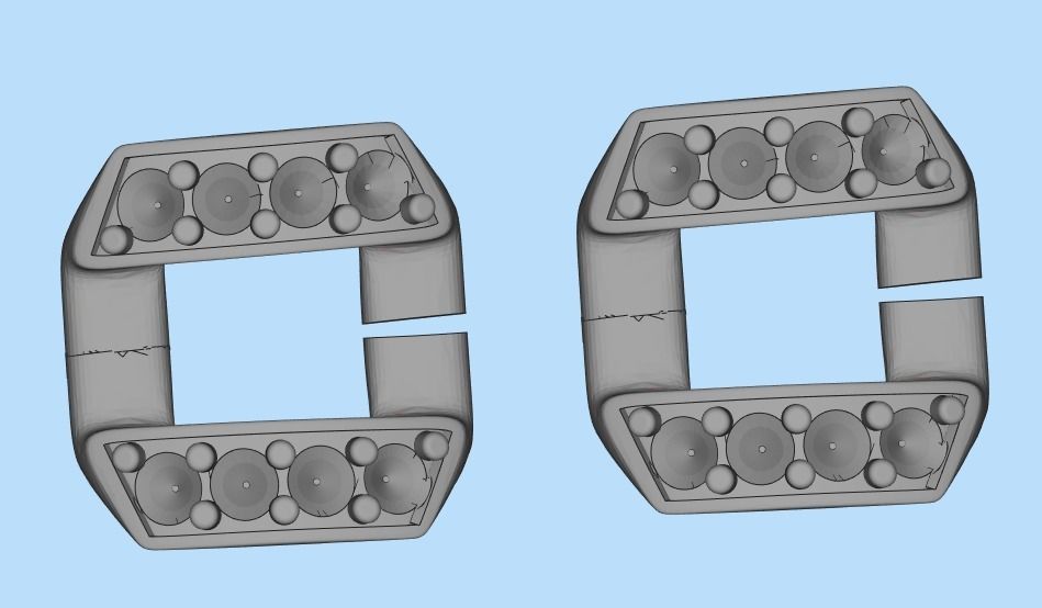 DIAMOND CHAIN MIAMI KUBAN CHAIN 10 MM FOR BRACELET OR NECKLACE 3D print model_46