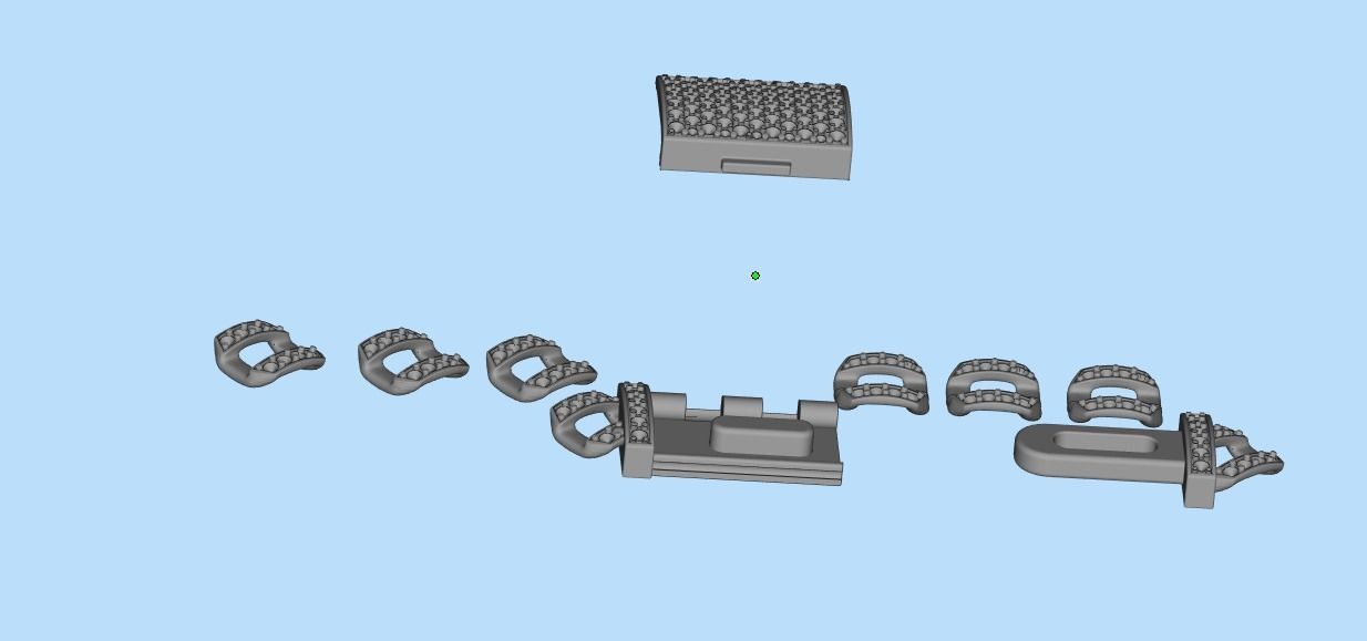 DIAMOND CHAIN MIAMI KUBAN CHAIN 10 MM FOR BRACELET OR NECKLACE 3D print model_39