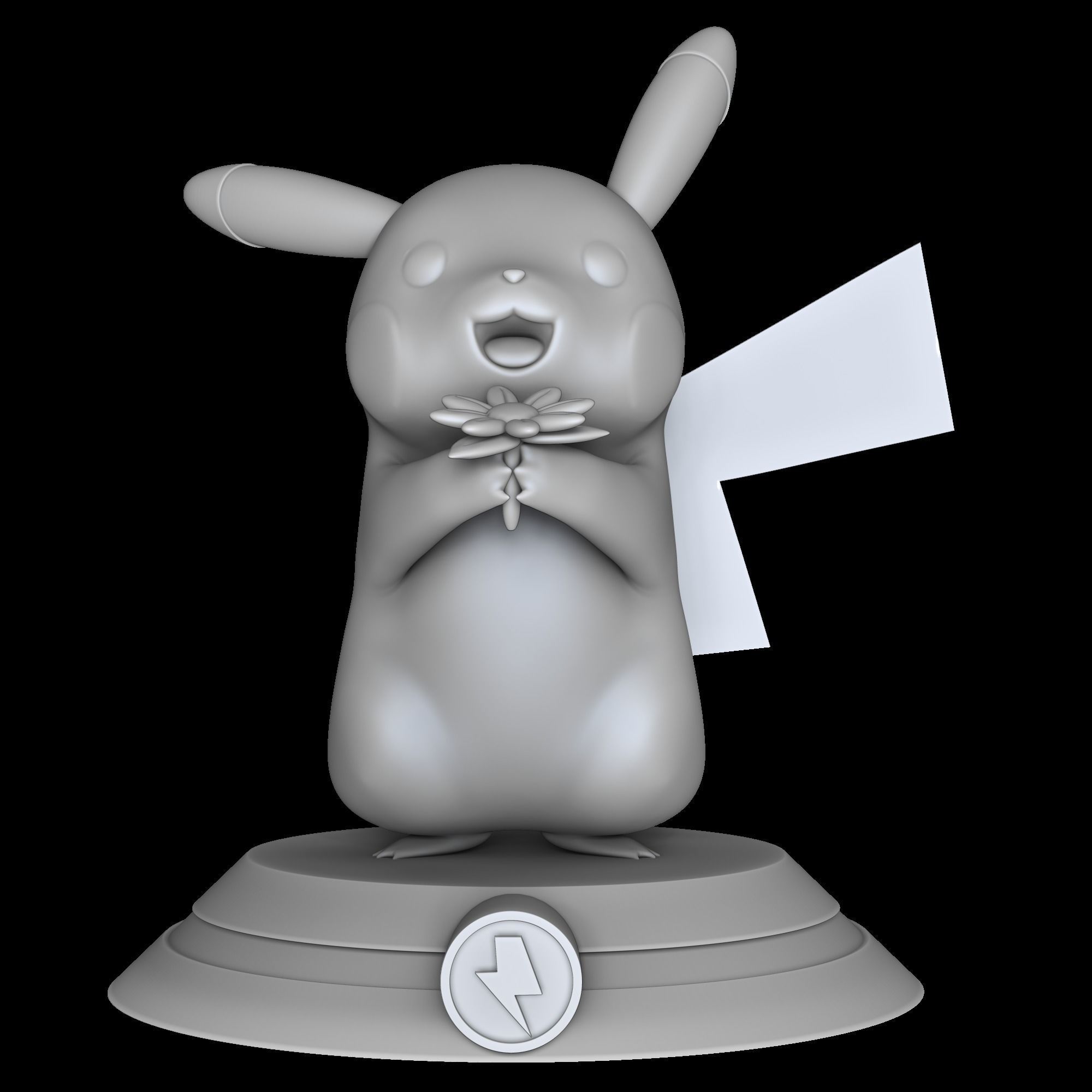 Pikachu - Pokemon 3D print model_2