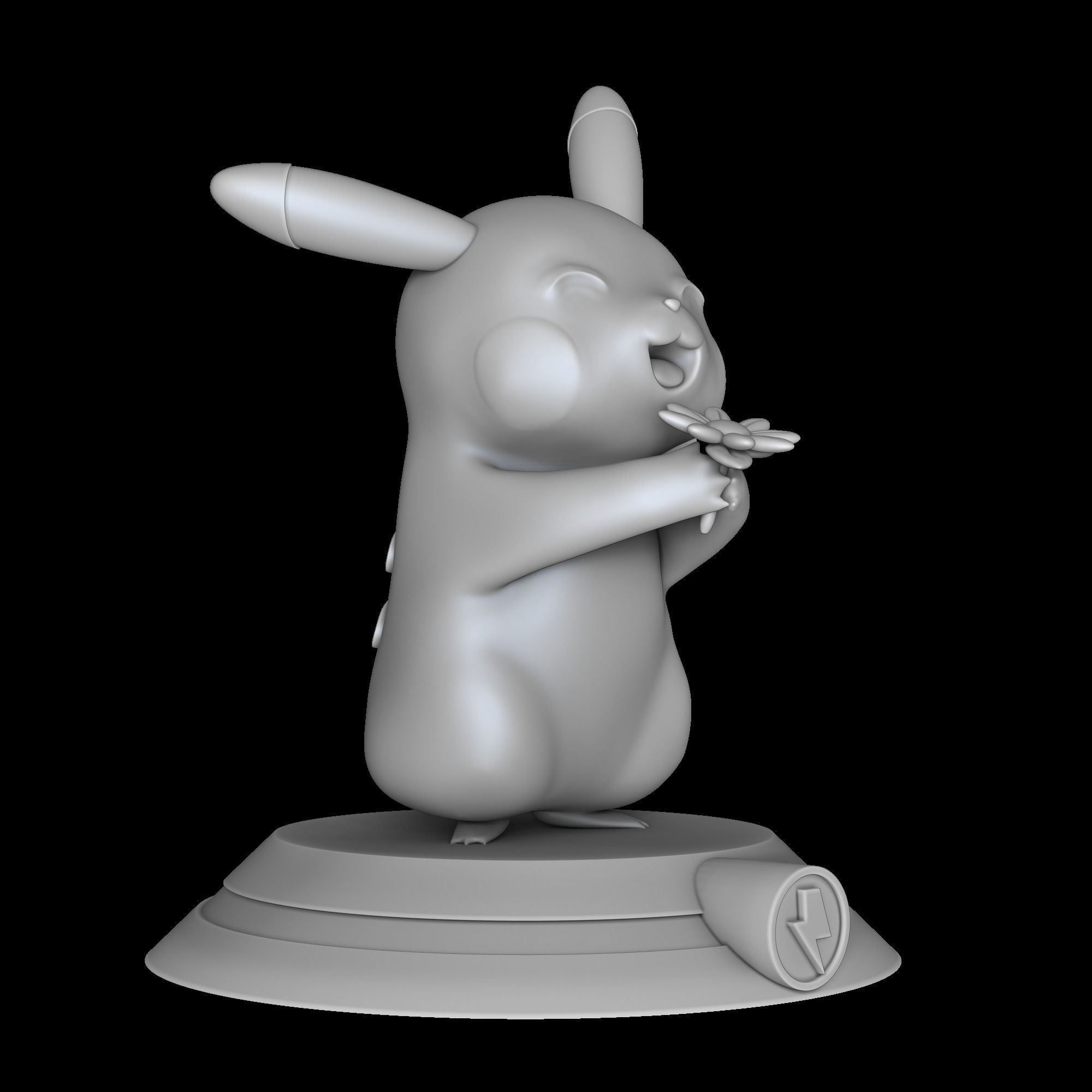 Pikachu - Pokemon 3D print model_7