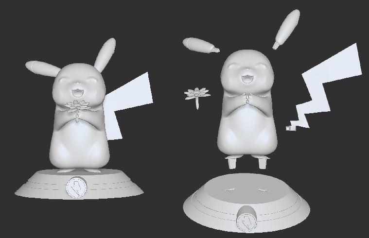 Pikachu - Pokemon 3D print model_11