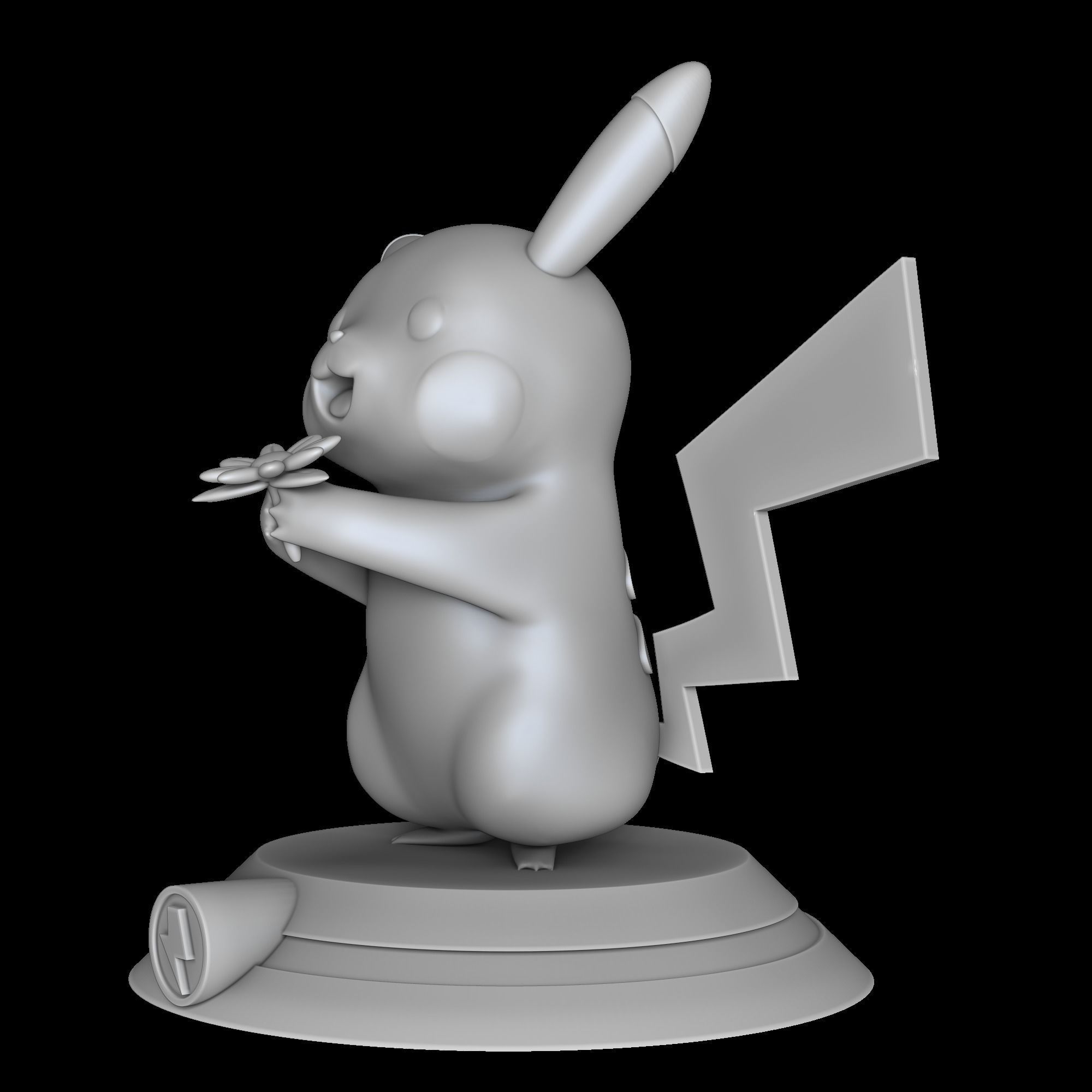 Pikachu - Pokemon 3D print model_5
